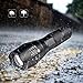 LED Tactical Flashlight,Akaho 900 Lumen XML T6 Portable Outdoor Water Resistant Torch with Adjustable Focus and 5 Light Modes,Rechargeable 18650 Lithium Ion Battery and Charger