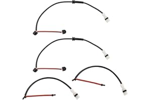 BOXI 4pcs Front Left + Right + 2 Rear Brake Pad Wear Sensor Compatible for Porsche Cayman 2006-2010 / Boxster 2005-2010 | Replace# 98761267601 99761275500