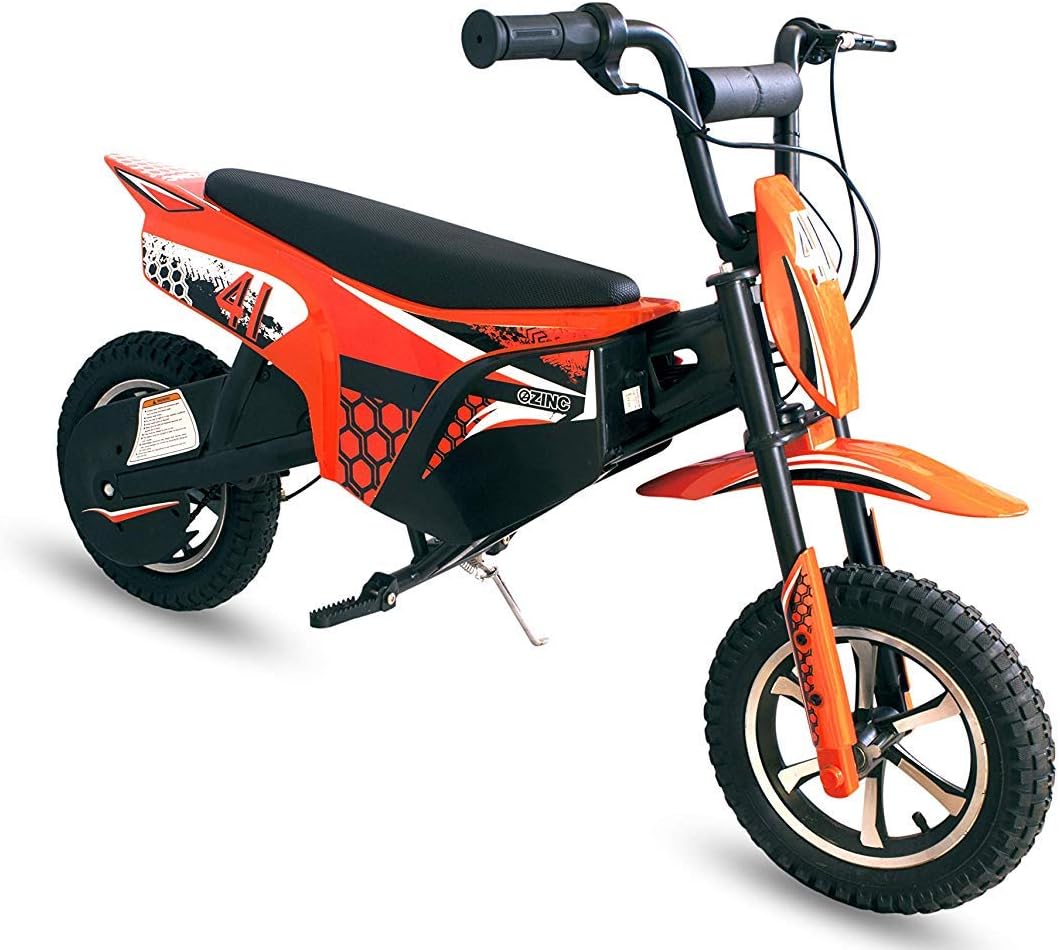 zinc kids children electric 500w 24v battery disk brakes pit bike motorcycle
