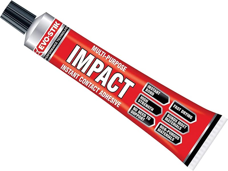 EVO-STIK Impact Instant Contact Adhesive High Strength Glue Small Tubes