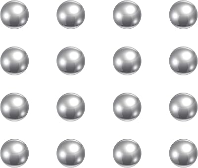 Sourcing Map 50pcs 6mm 440C Stainless Steel Bearing Balls G25 Precision