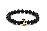 CORIRESHA Handmade Skull Charm Natural Stone 8mm