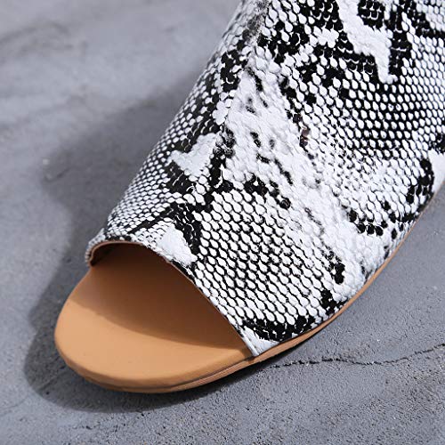Tantisy ♣↭♣ Summer Fashion Sandals Fish Mouth Flat Heel Leather Buckle Ankle Strap Roman Casual Shoes Loafers for Womens Gray