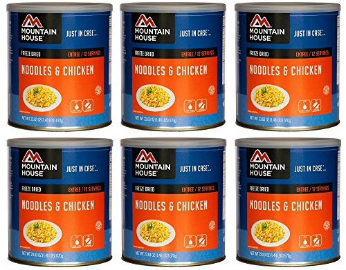 Mountain House Noodles & Chicken #10 Can Freeze Dried Food - 6 Cans Per Case