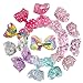 XIMA 4.5inch Unicorn Hair Bows Clips For Baby Girls Women Grosgrain Ribbon Bows With Alligator Clips for Hair Accessories (4.5inch-11pcs-B with clip)