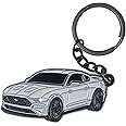 glahorse For Ford Mustang Keychain，For Ford Mustang Accessories 2015-2020，Metal Keychain