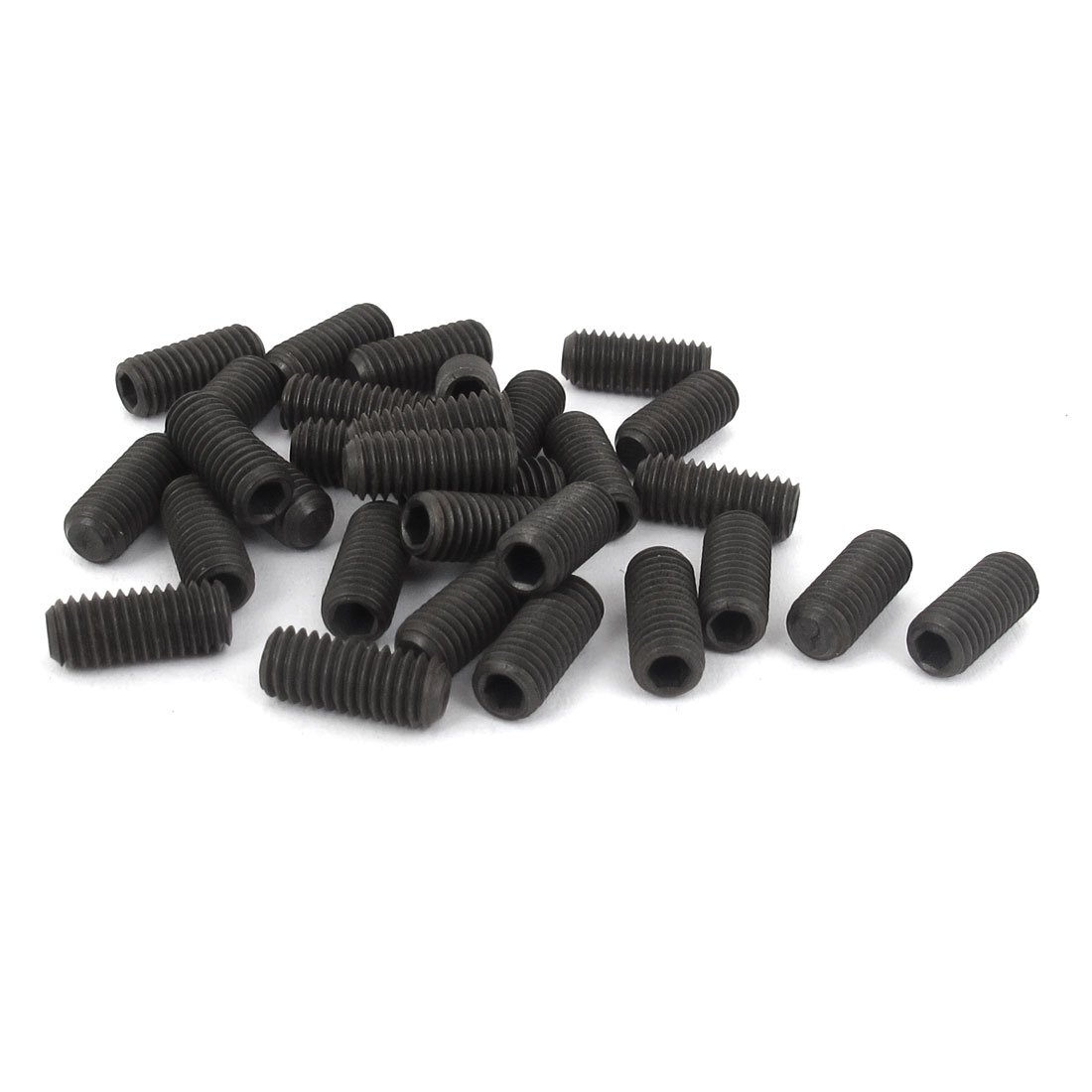 Aexit M5 x 12mm 0.8mm Pitch Hex Socket Set Cup Point Grub Screws Black 30pcs (8010b86ef90ac2673adafdbe9cc3fdd3)