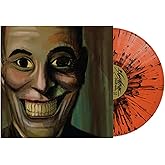 People Watching Orange Black Splatter