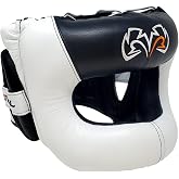 RIVAL Boxing RHGFS3 Face-Saver Sparring Headgear - Wide Eye Opening, Premium Leather, and Thermoplastic Inner Frame