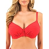 Fantasie Women's Beach Waves Underwire Gathered Full Cup Bikini Top