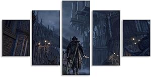 YuFeng_Art_Inn Hang A Picture Room Decor Posters Bloodborne Classes 5 Pieces Bedroom Decoration Paintings Unframe-style1 8