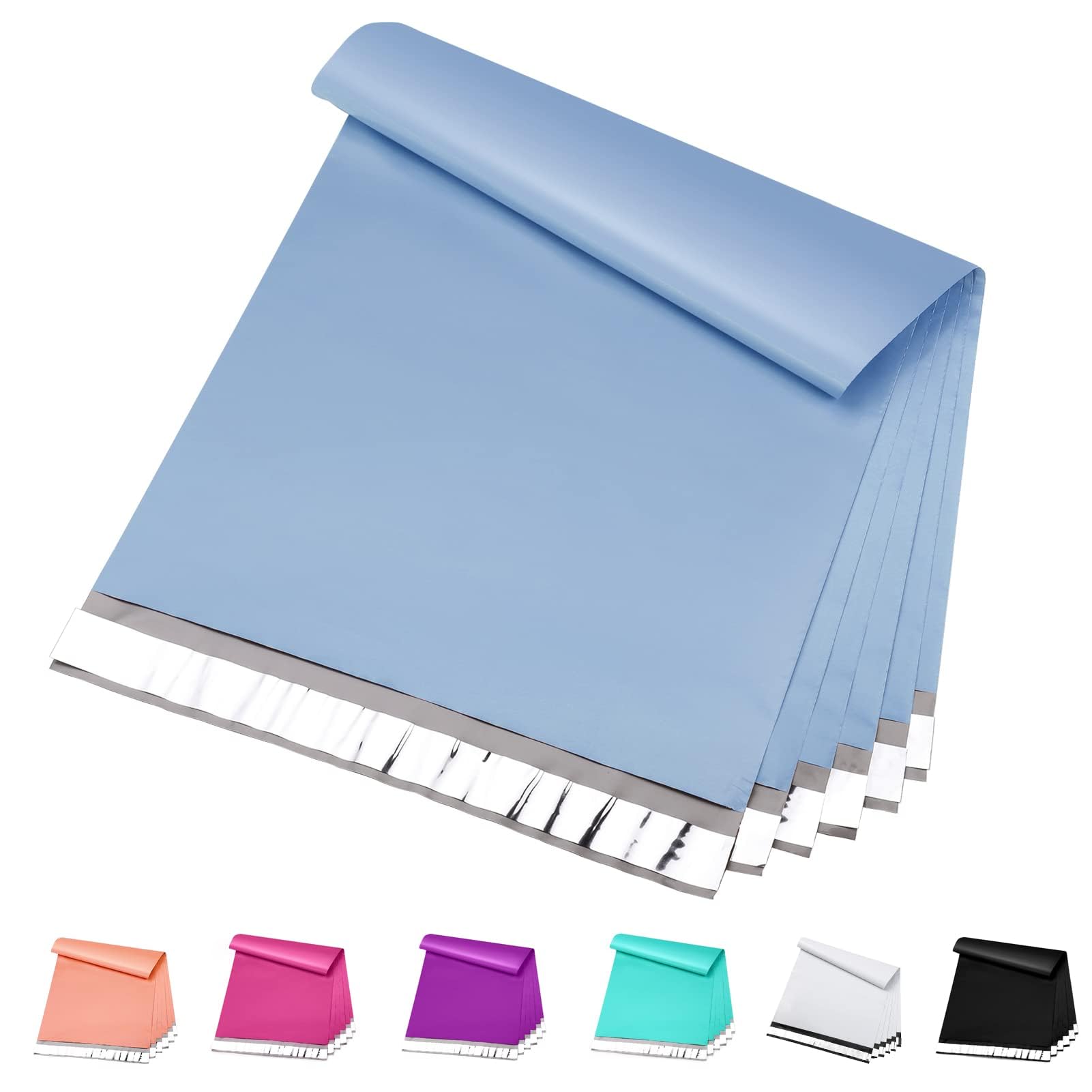 Photo 1 of Metronic Poly Mailers 19x24 Inch 50 Pcs, Large Shipping Bags for Clothing, Strong Thick Mailing Bags with Self Adhesive Waterproof and Tear-Proof Large Package Bags for Small Business in Haze Blue
