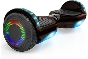 EPCTEK Hoverboard,6.5" Two-Wheel Self-Balancing Hover Board with Bluetooth Speakers and Fashion LED Lights for Kids