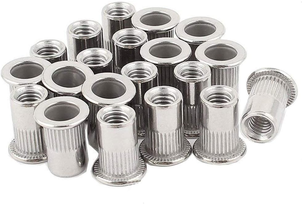 Rivet Nuts 20pcs 5/16''18 Stainless Steel Threaded Insert Nutsert
