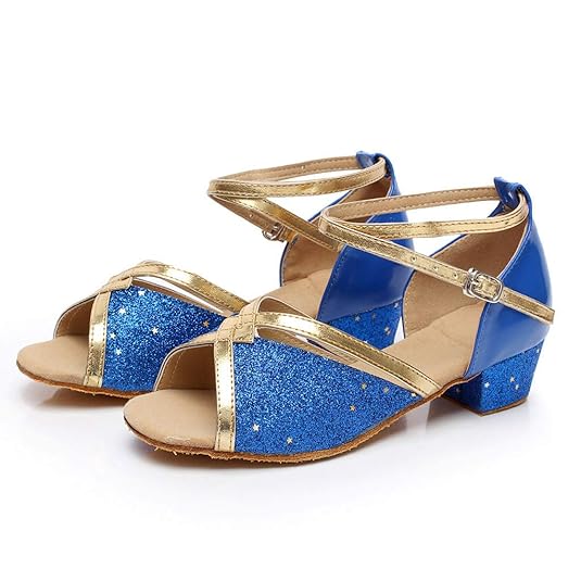 Mädchen Tanzschuhe, Latein Tanzschuhe Ballsaal, Latein Tanz Schuhe, Kinder Party Prinzessin Sandalen, Kleinkind-Schuhe