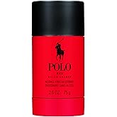 RALPH LAUREN FRAGRANCES Polo Red - Men's Deodorant - Woody & Spicy - With Grapefruit, Saffron, and Redwood - Alcohol-Free, Long Lasting - 2.6 Oz