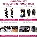 Flady Brazilian Body Wave Human Hair Bundles with Closure (20 22 24+16) Weave Bundles with Closure Human Hair 100% Unprocessed Brazilian Remy Human Hair Extensions With 4x4 Lace Closure