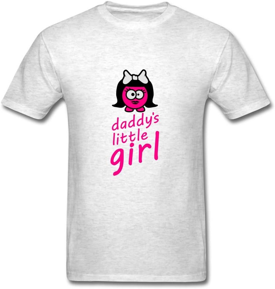 Daddys Little Baby Girl Custom Design Men Cotton T-shirt Tee