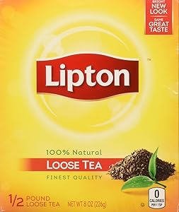 Lipton Loose Black Tea, 8 oz