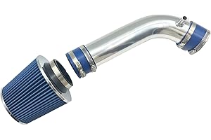 OBUYTO 3-Inch Cold Air Intake Kit + Filter Compatible for Infiniti FX35 G35 for Nissan 350Z 3.5L V6 2003-2006 Fits All Transmission Type (Blue)