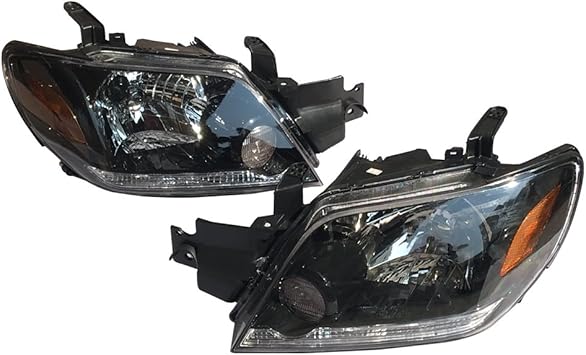 Amazon Com 1pair Mr991926 Mr991925 Headlights Headlamps Generic Fit For Mitsubishi Outlander 2003 2006 Automotive