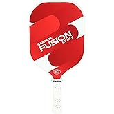 Gamma Fusion React Pickleball Paddle, USAPA Approved Pickleball Paddles, 8" Fiberglass Face, Boosts Hit Potential for Beginners & Intermediate Players, Multiple Colors