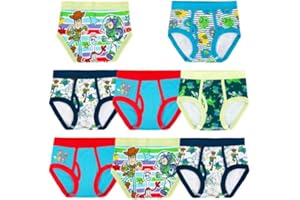 HANDCRAFT Licensed Boys Underwear - Mickey Mouse Blaze Cars Paw Patrol Marvel Toy Story 8-Pack Toddler/Little Kid/Big Kid Size Briefs
