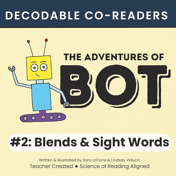 Amazon.com: The Adventures of Bot #1: CVC & Sight Words