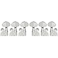Wilkinson 3R3L E-Z-LOK Guitar Tuners Machine Heads Tuning Pegs Keys Set for Electric or Acoustic Guitar, Chrome