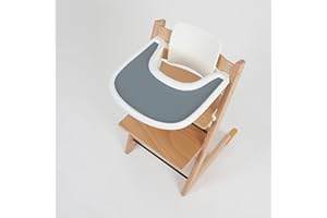 Gembebe Silicone Tray placemat Compatible with Stokke Tripp Trapp High Chair Tray (Dusty Blue)