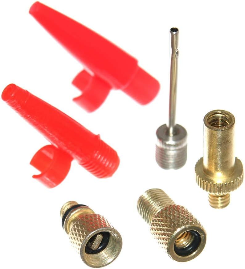 6er Set Valve Adapter Bicycle Valve Flash Valve Schrader Valve Presta