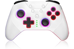 BUERTT Xbox One Controller,Remote Joypad with 2.4G Wireless Adapter,Xbox Controller Wireless for Xbox One, Xbox Series X/S,Xbox One X/S,Wireless Xbox Controller with RGB LED Light,3.5mm Audio Jack