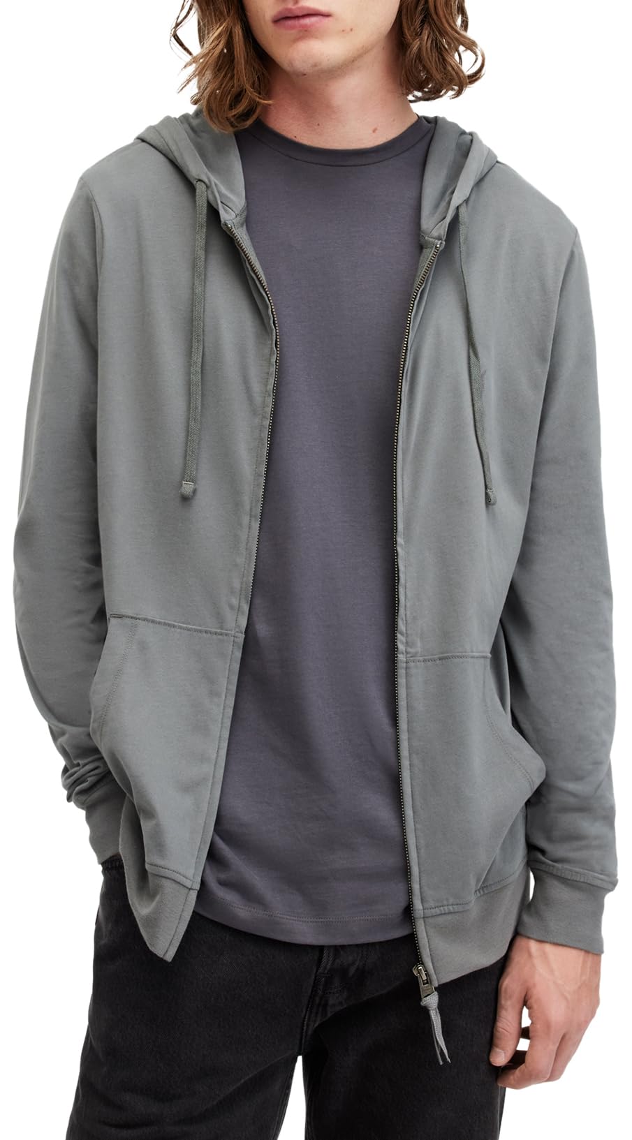 Photo 1 of AllSaints Men's Sweatshirt Brace Hoody rain grey L