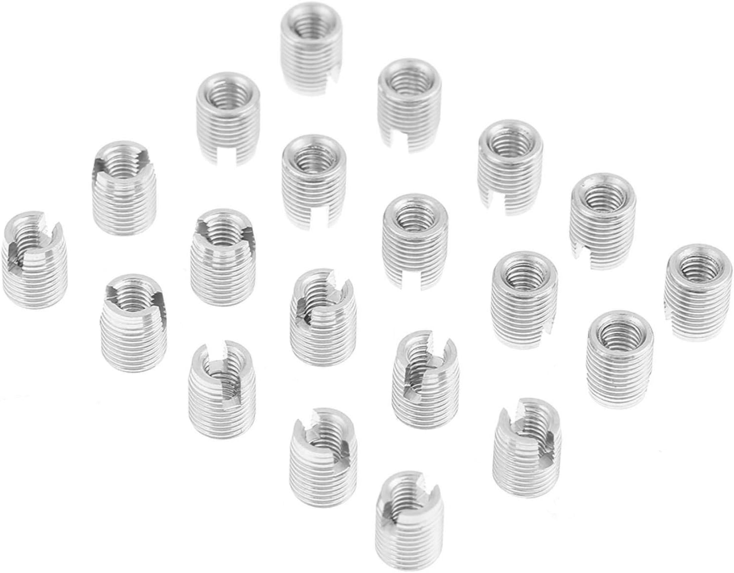 20pcs Stainless Steel Thread Insert Nuts, M3 X 6mm Self Tapping Screw Insert for Avoiding Thread Damage - Image 3