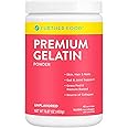 Further Food Premium Gelatin Powder | Grass-Fed, Pasture-Raised, Non-GMO, Paleo, Keto | Unflavored, Excellent Source of Colla