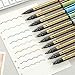 Mincho Metallic Marker Pens, Set of 10 Assorted Colors Paint Pen for Scrapbooking Crafts, DIY Photo Album, Art Rock Painting, Card Making, Metal and Ceramics, Glass - Medium Bullet Tip
