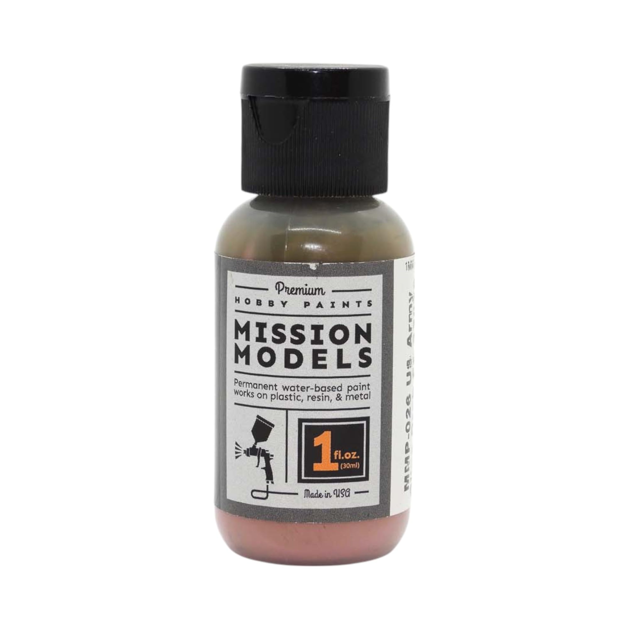 Mission 30ml (1oz) US Army Olive Drab FS 33070 Models MMP-026
