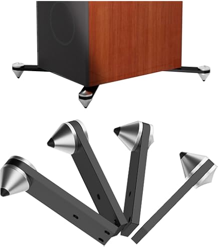 置くdake SPEAKER Dayton Audio OP-4 Outrigger Speaker Spike Set with ABS Base