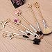 Makeup brush,8pcs Sailor Moon Gold Makeup Brush Set With Pouch, Magical Girl Cute Cosmetic Makeup Brushes With Pink Pouch