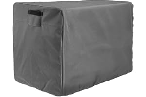 Joramoy Outdoor Generator Covers Waterproof UV Protection Heavy Duty 600D Oxford Cover Universal for Wen 56310ic & Wen 3800 & Predator 3500 (24x 18x 20 inch) Grey