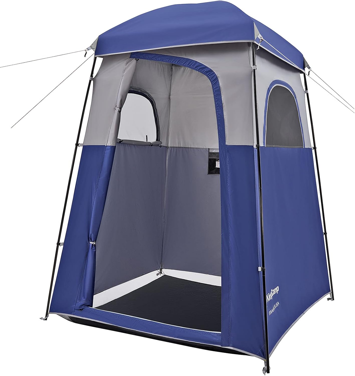 KingCamp Oversize Outdoor Camping Dressing Changing Room Shower Privacy Shelter Tent (KT2002_Blue/Grey): Sports & Outdoors