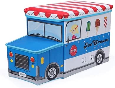 No Tejido Snack-Caja de Almacenamiento Plegable de Dibujos Animados