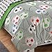Dream Factory Soccer Ultra Soft Microfiber Comforter Set, Multi-Colored, Full