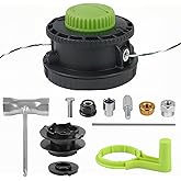 WONEHI 314608005 Weed Wacker Replacement Head for Ryobi Reel Easy+ Bump Feed Trimmer Head Straight Shaft RY15526 RY15527 RY15529
