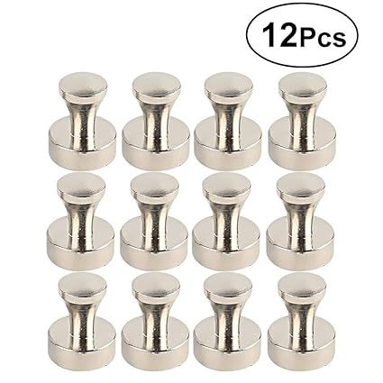 yeahibaby chinchetas magnéticas, Silver imanes para la nevera, el ...