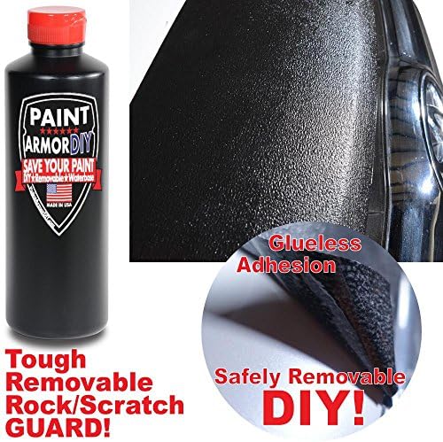 PaintArmorDIY Roll/Brush On - Paint Protection Film - Removable - Thicker Than a Wrap - Clear Bra - Car Wrap - Paint Chip Protection - Rock Scratch Protection Pint Clear