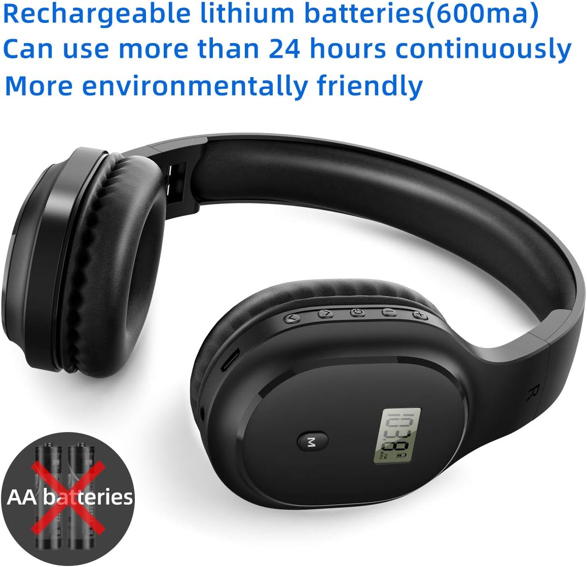 Rechargeable and Portable Personal FM Radio Headphones with Best