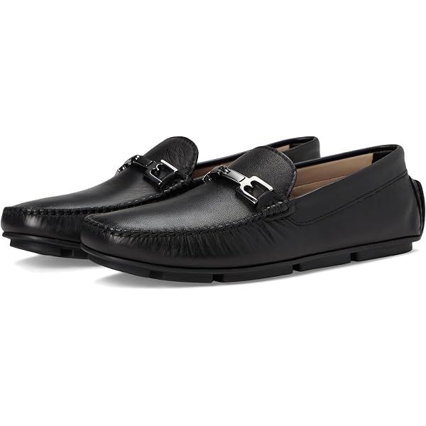 Amazon.com | Bruno Magli Trieste Black Cervo EU 40 (US Men display picture 1