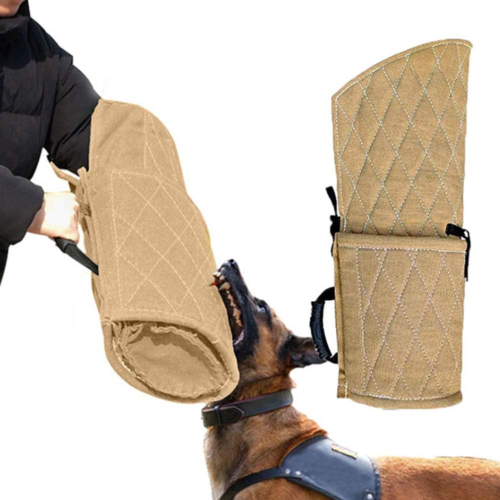 Jnzr Bite Sleeve,Dog Bite Sleeve Training Gear Arm Protection Fit Pitbull German Shepherd Increase The Relationship Between You And Your Dog