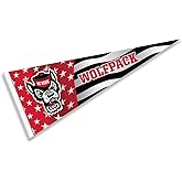 North Carolina State Wolfpack Nation USA Stars and Stripes Pennant Pennant Banner Flag
